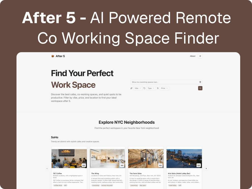 Building after5.nyc: A NYC Event Discovery Platform